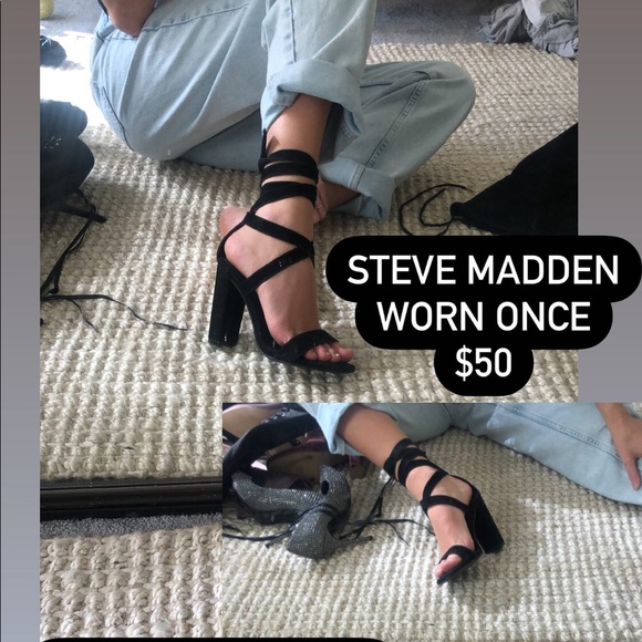 Steve Madden Suede Heels | size 7 - Picture 2 of 3